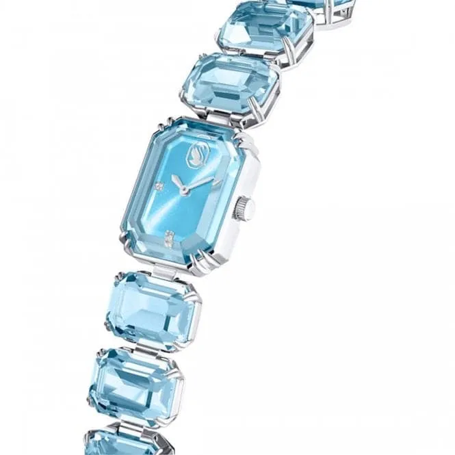 Octagon Cut Blue Stainless Steel Watch 5630840