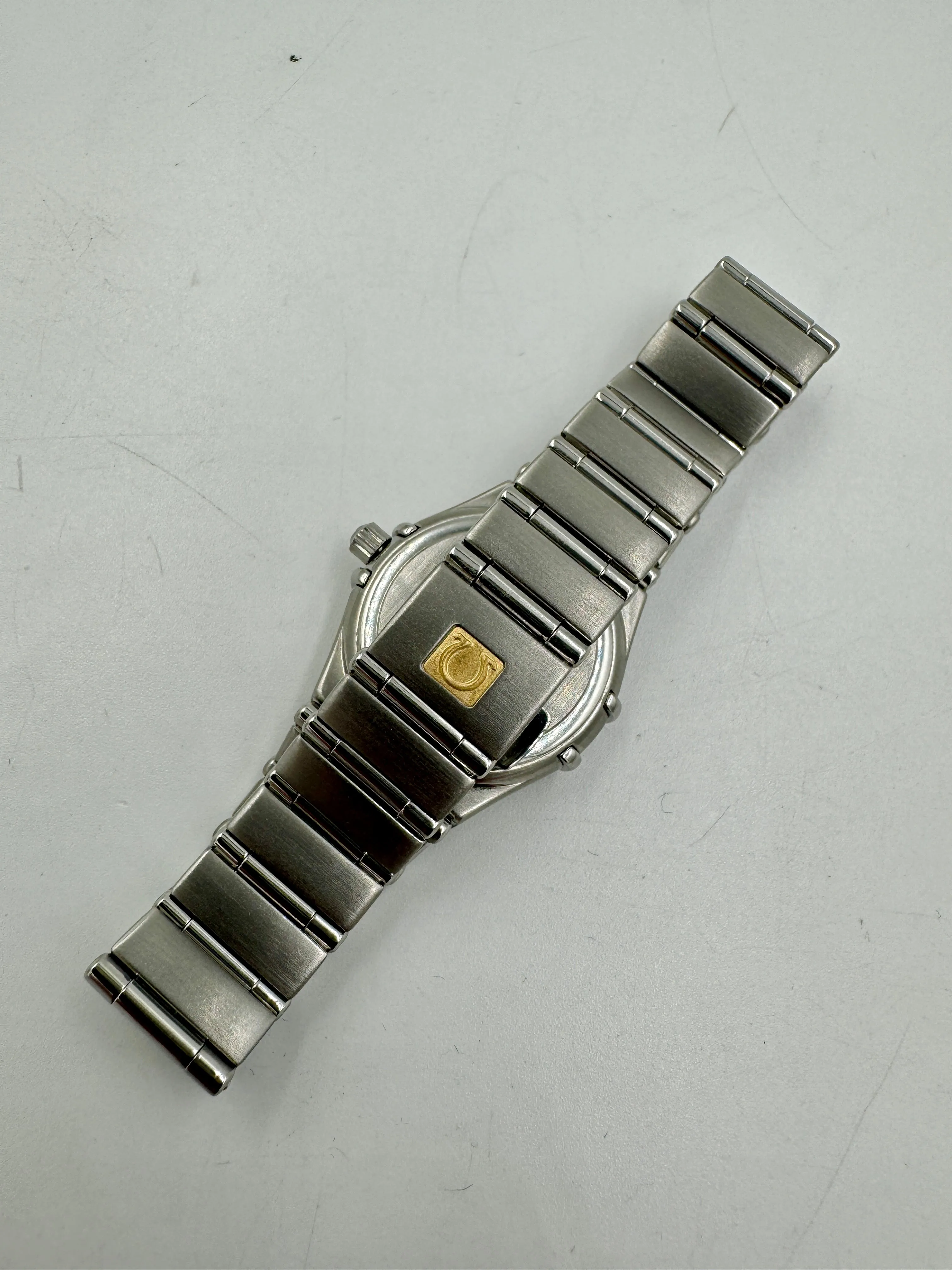 Omega Constellation Ladies Mother Of Pearl Dial Quartz Stainless Wristwatch