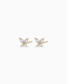 Opal Butterfly Studs