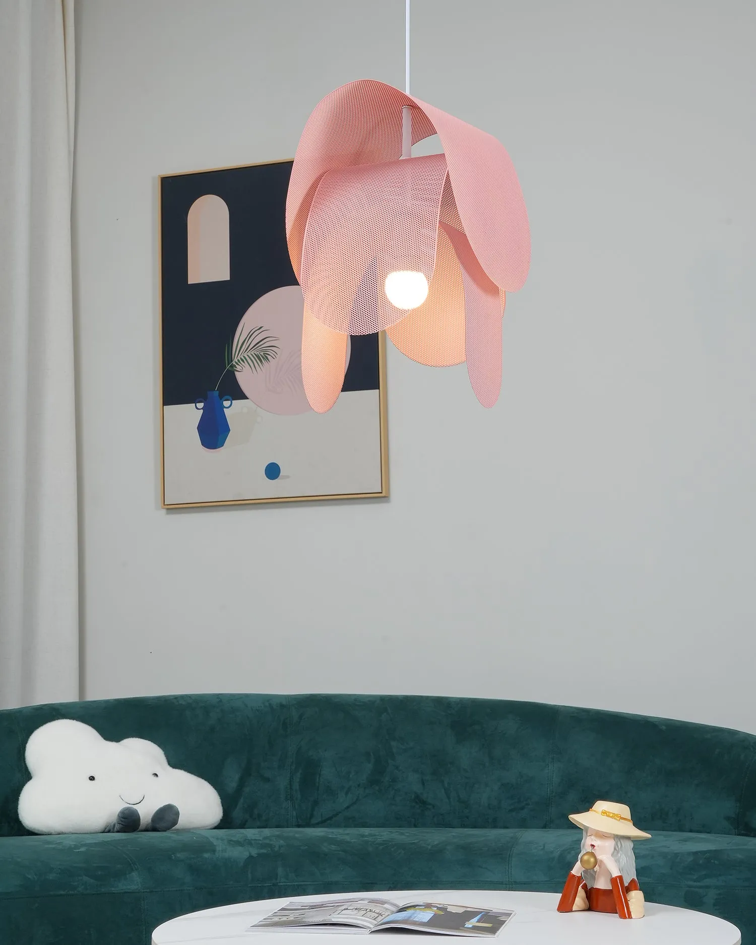 Perforated Metal Pendant Light