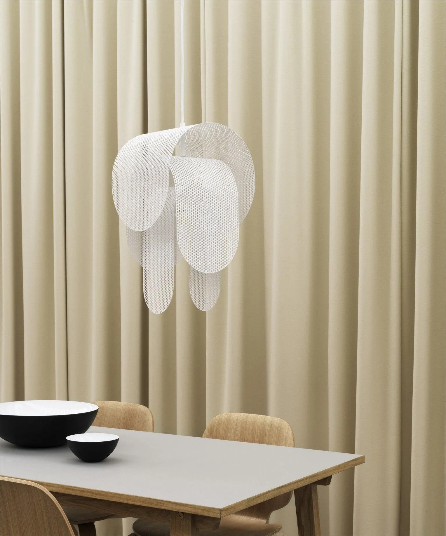 Perforated Metal Pendant Light
