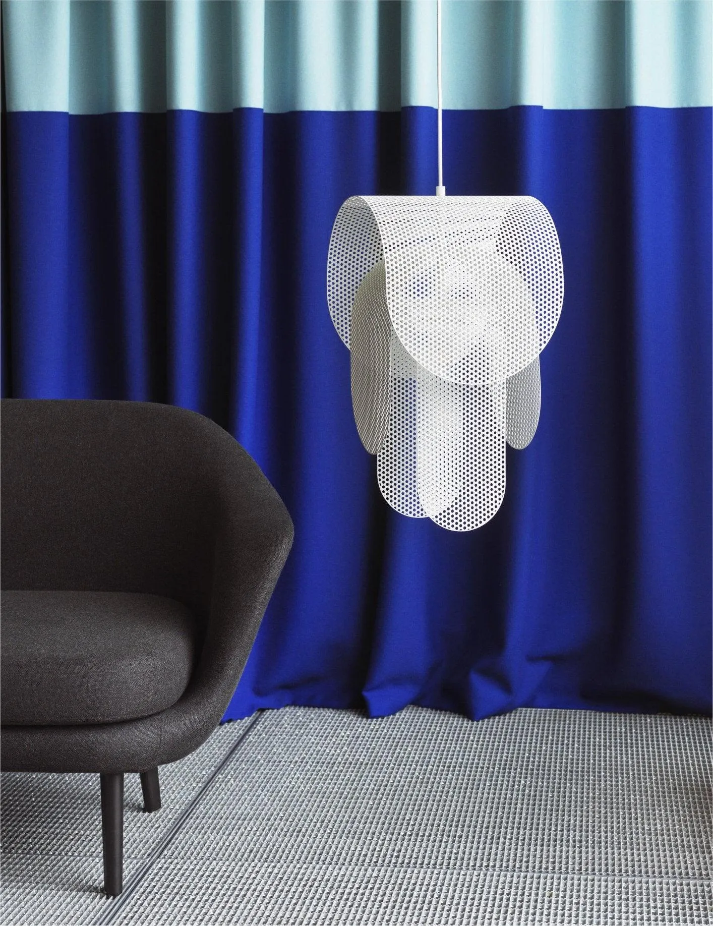 Perforated Metal Pendant Light