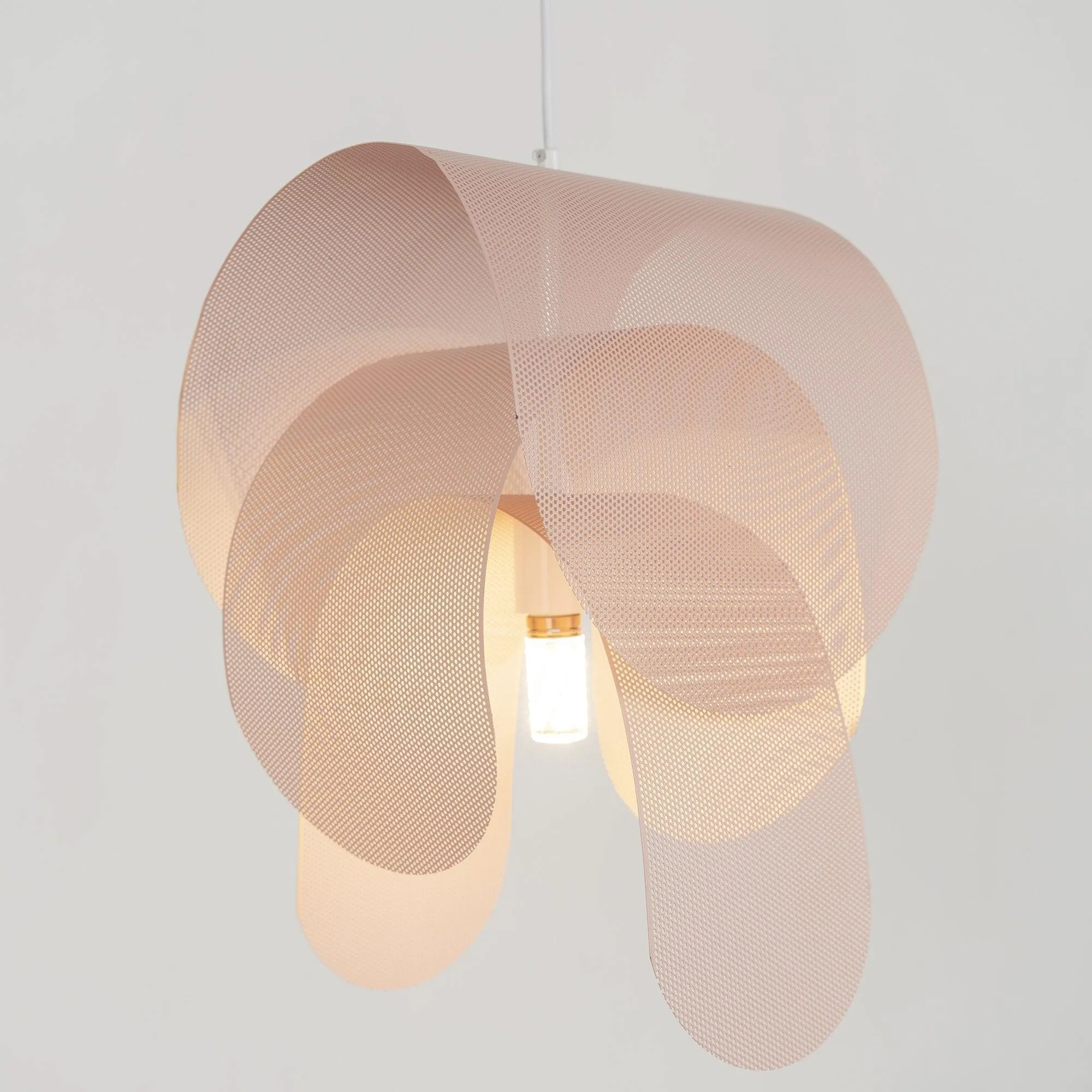 Perforated Metal Pendant Light