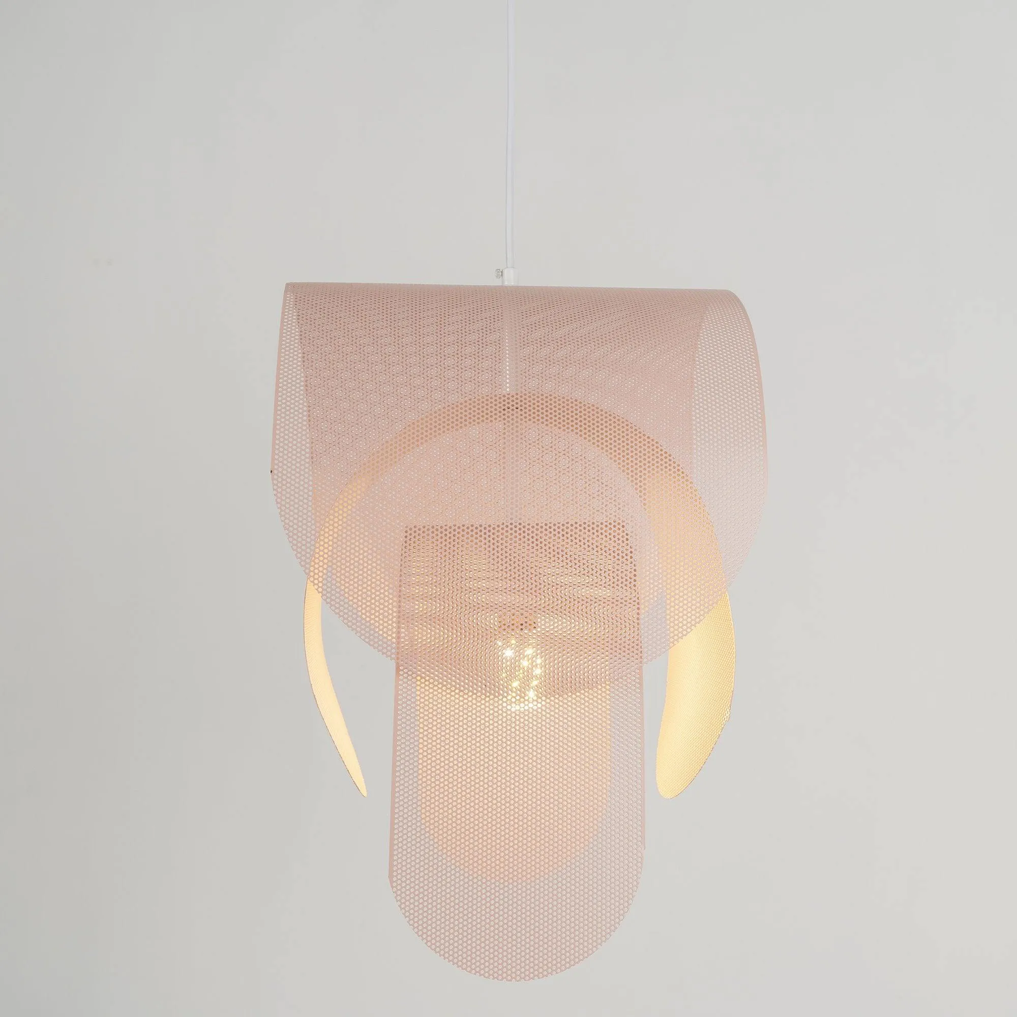 Perforated Metal Pendant Light