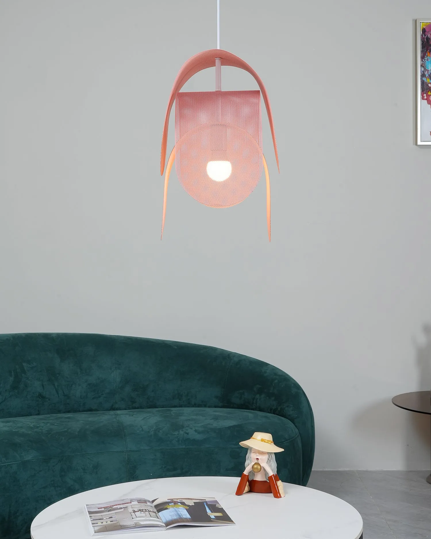 Perforated Metal Pendant Light