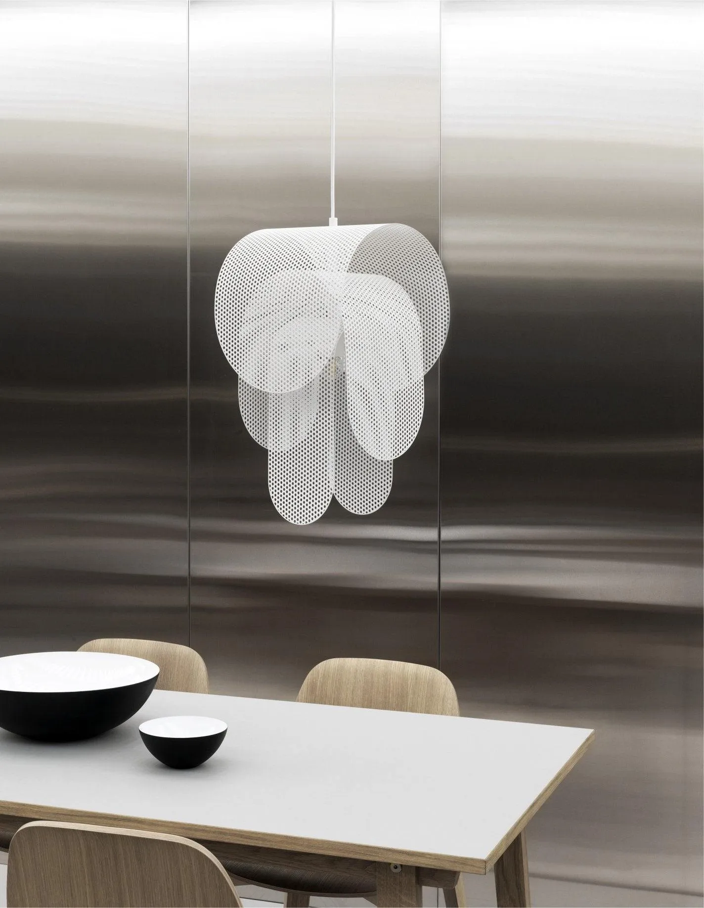 Perforated Metal Pendant Light