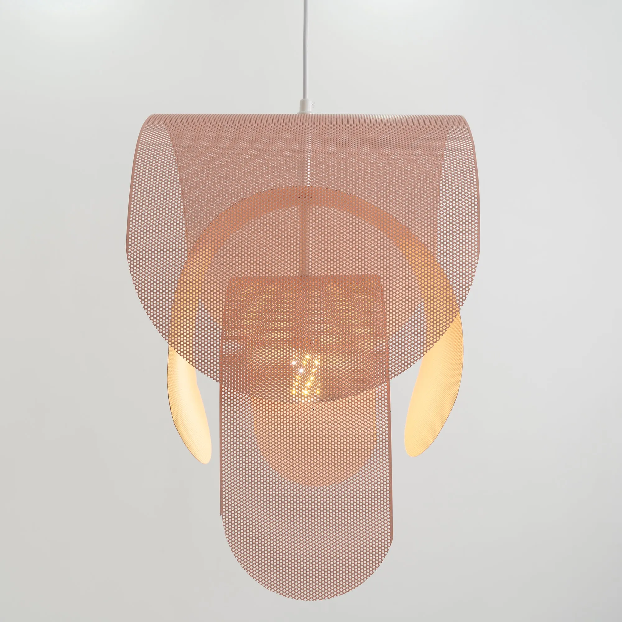 Perforated Metal Pendant Light