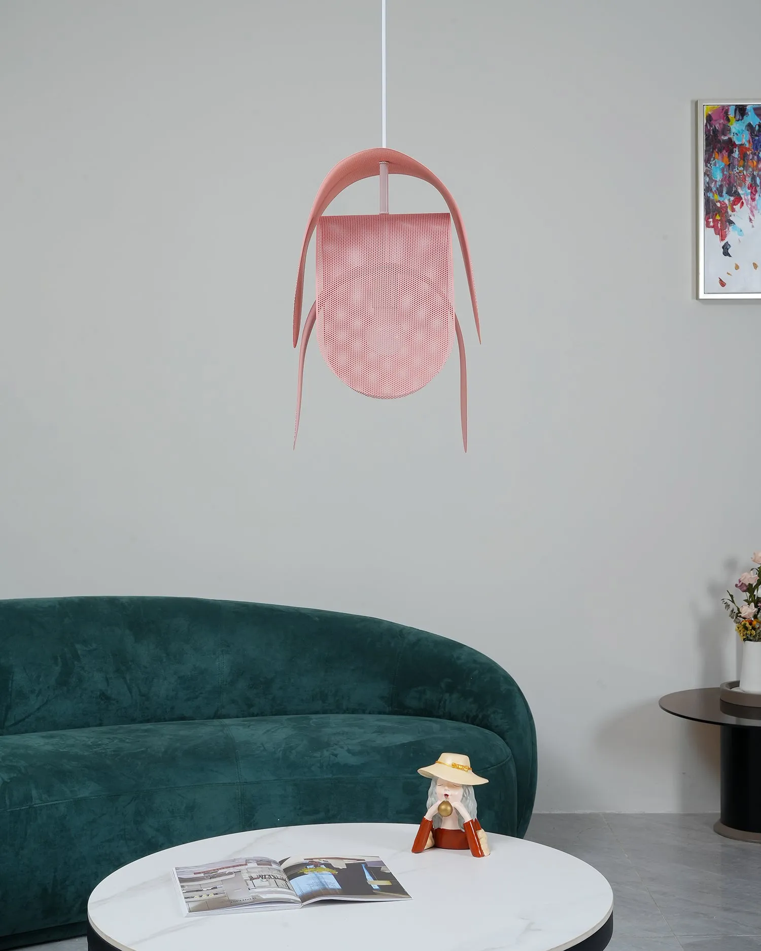 Perforated Metal Pendant Light