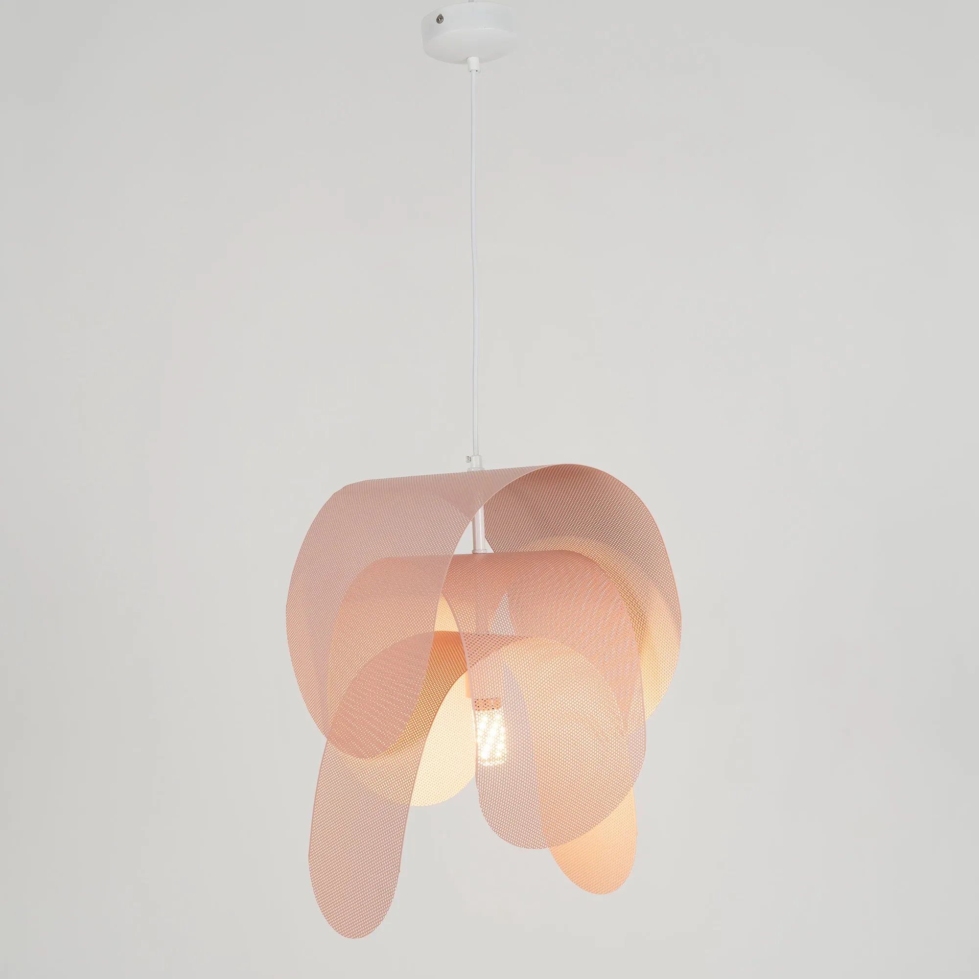 Perforated Metal Pendant Light