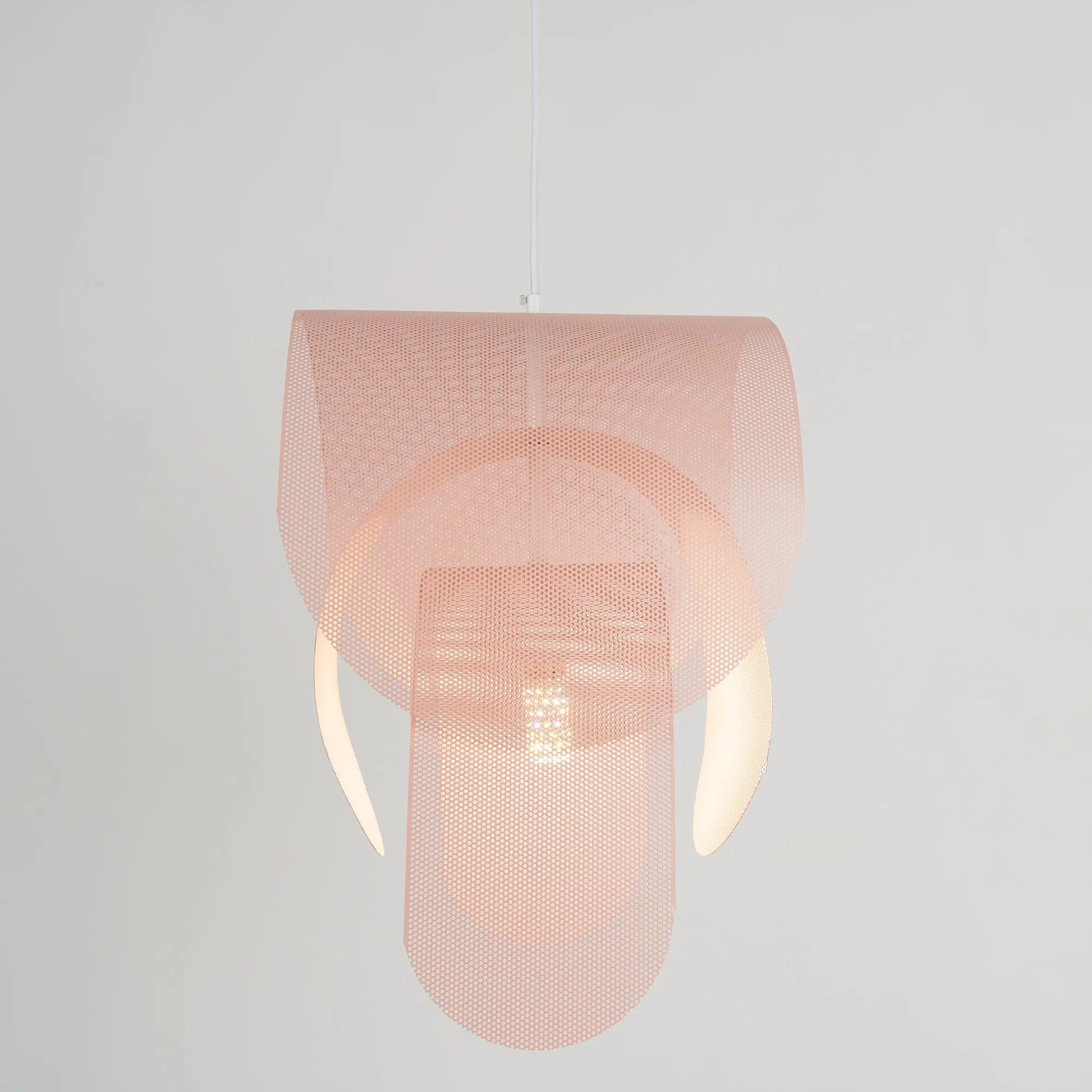Perforated Metal Pendant Light