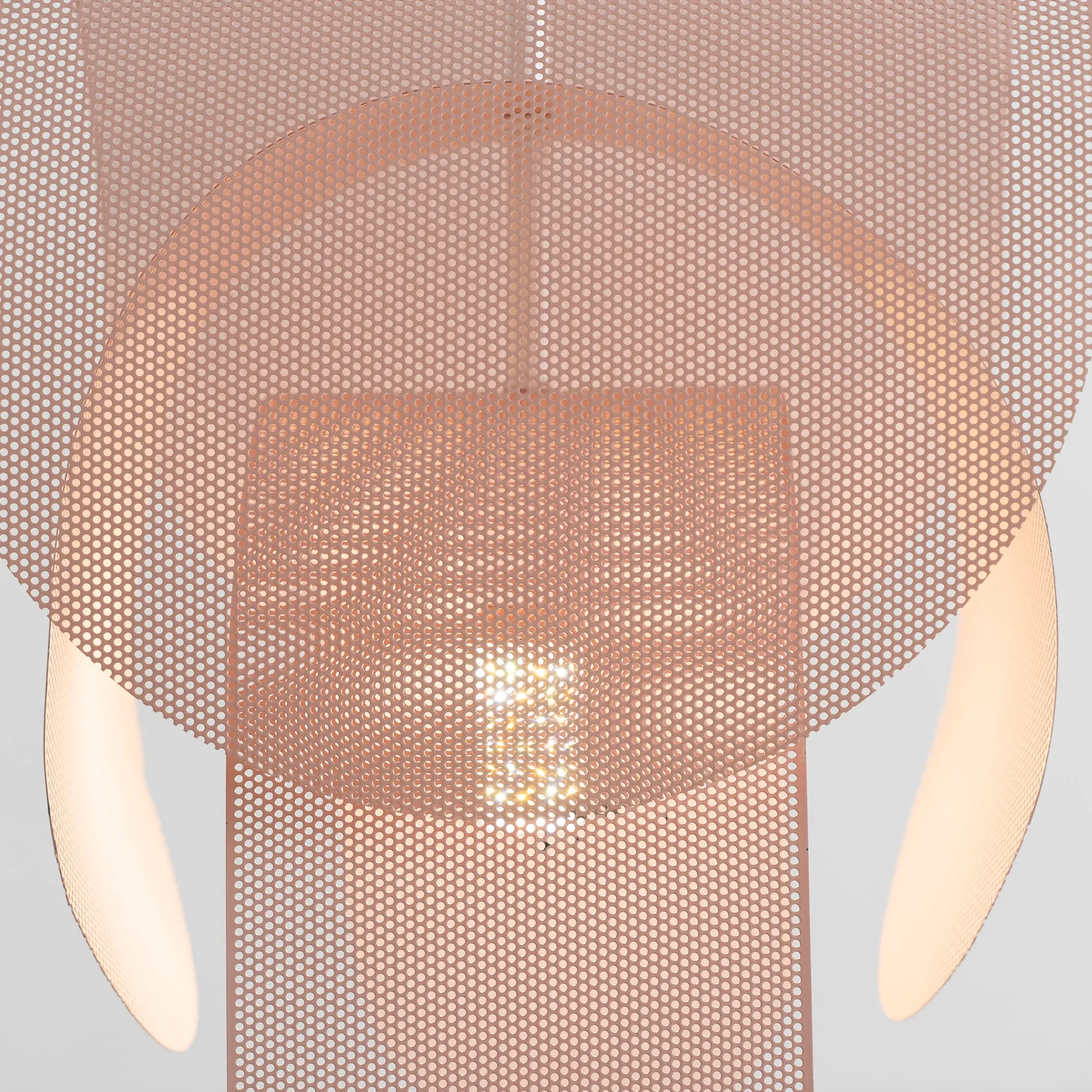 Perforated Metal Pendant Light