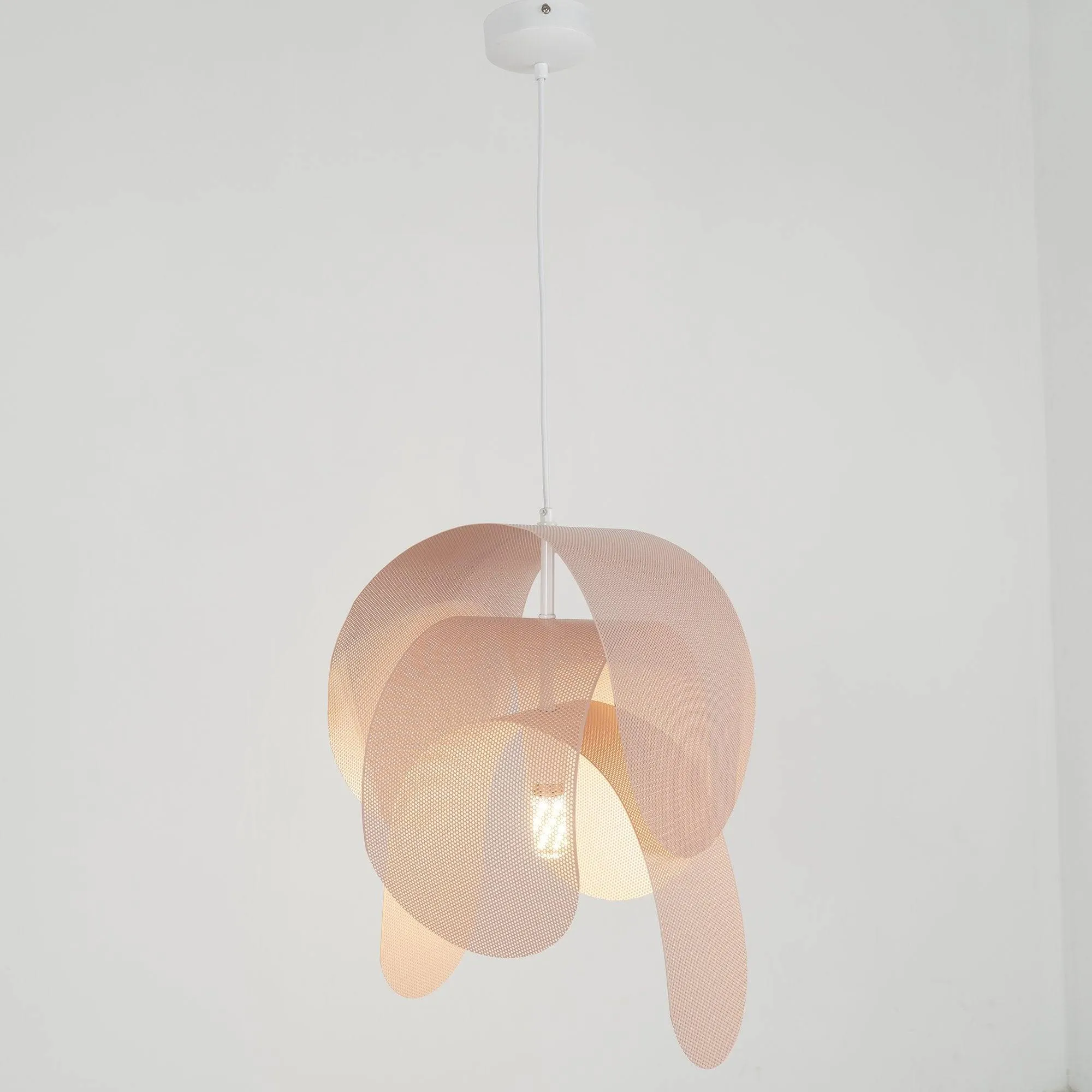 Perforated Metal Pendant Light