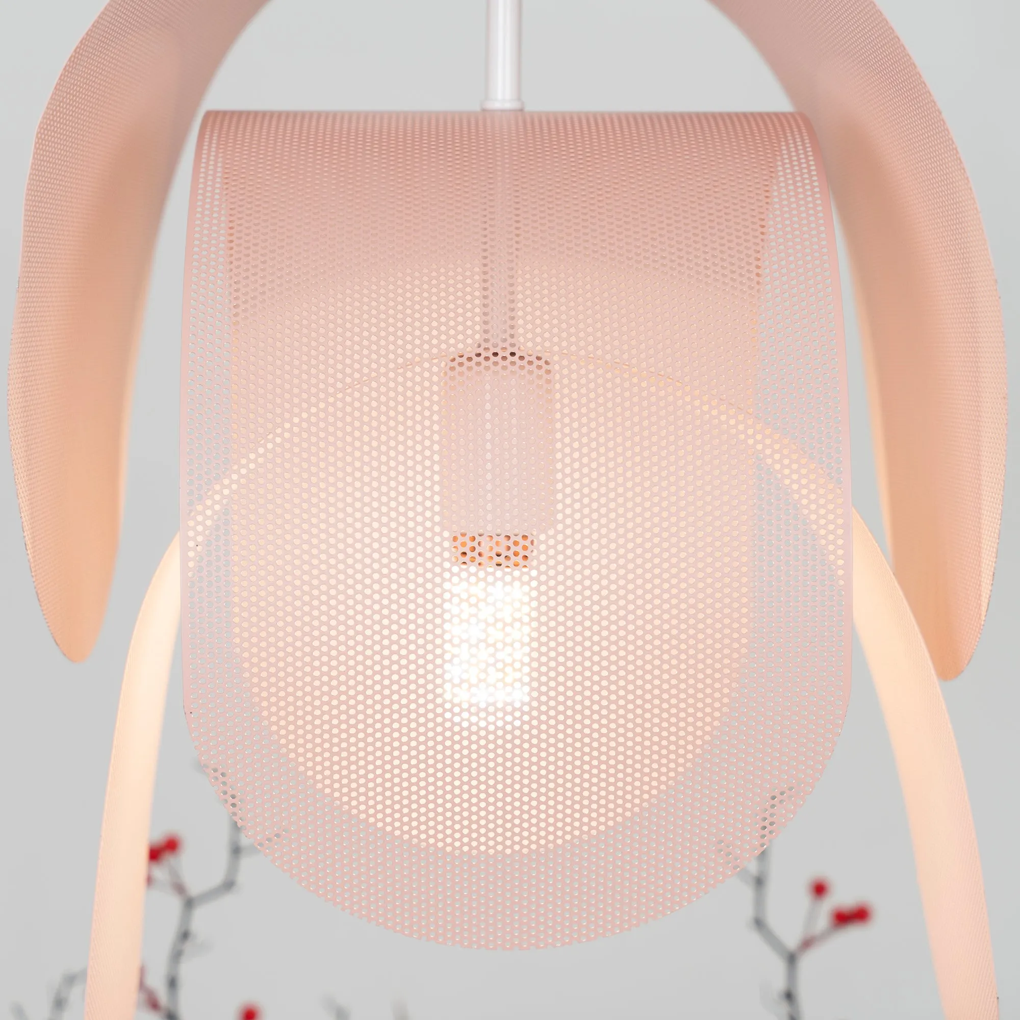 Perforated Metal Pendant Light