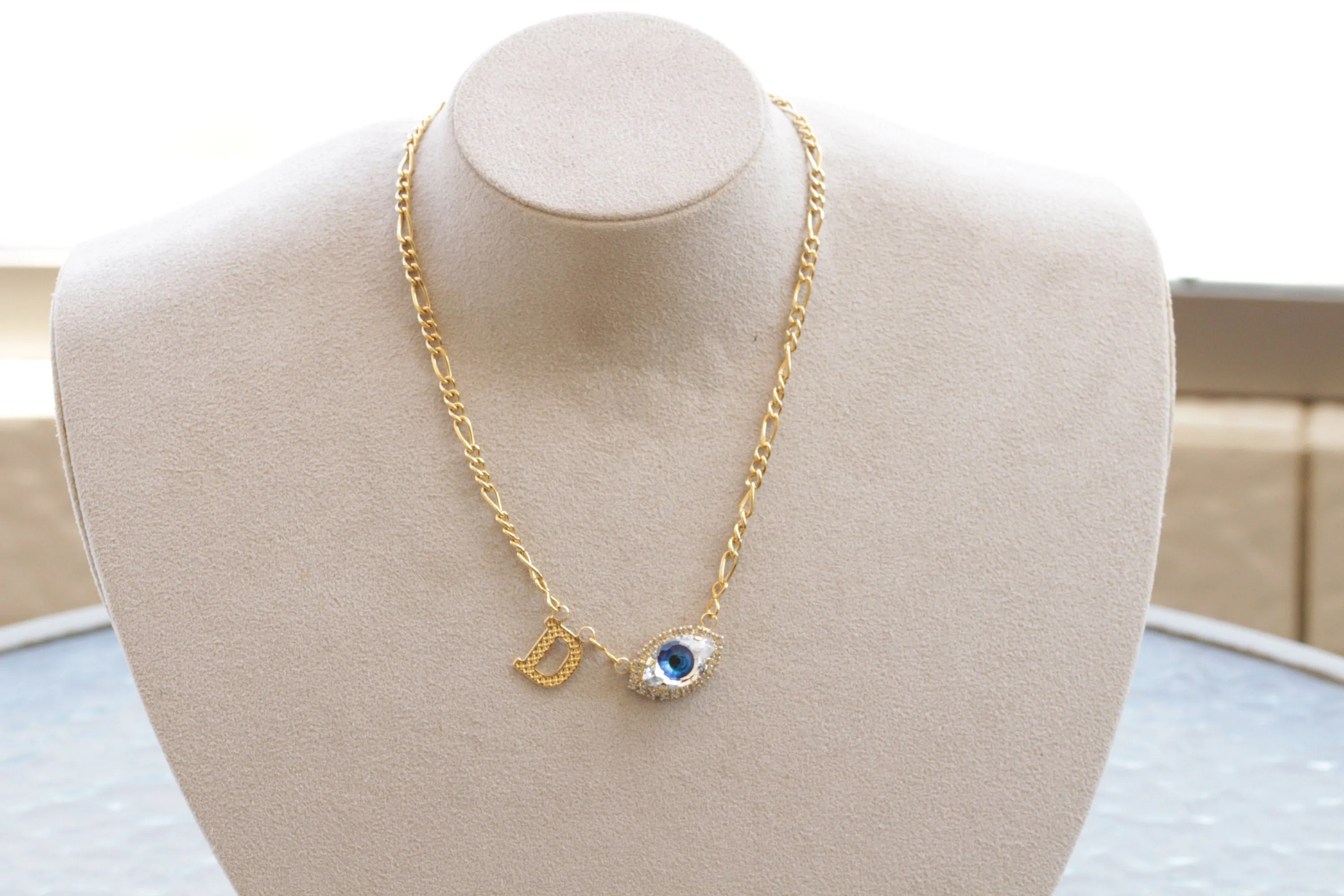 Personalized Eye Necklace