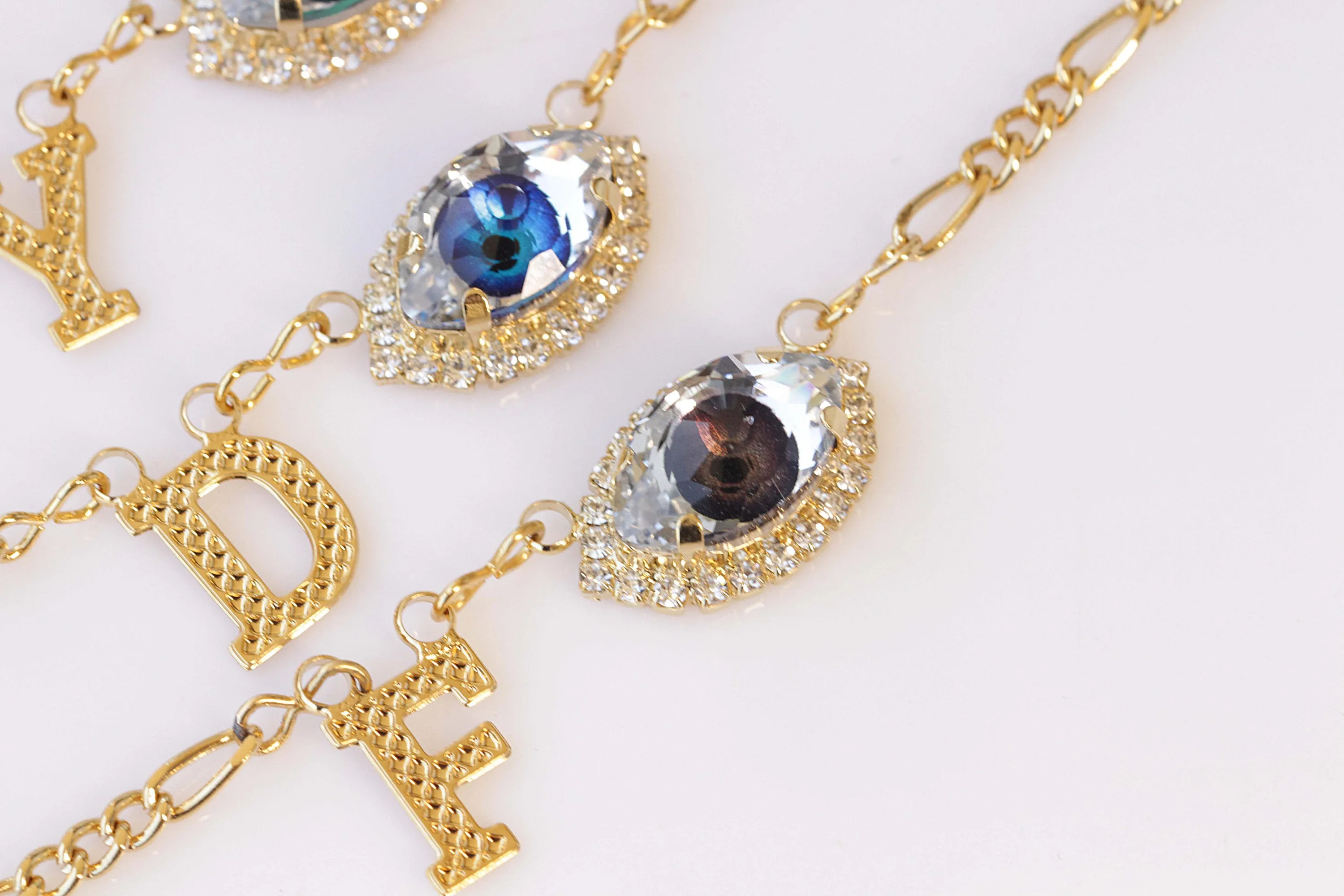 Personalized Eye Necklace