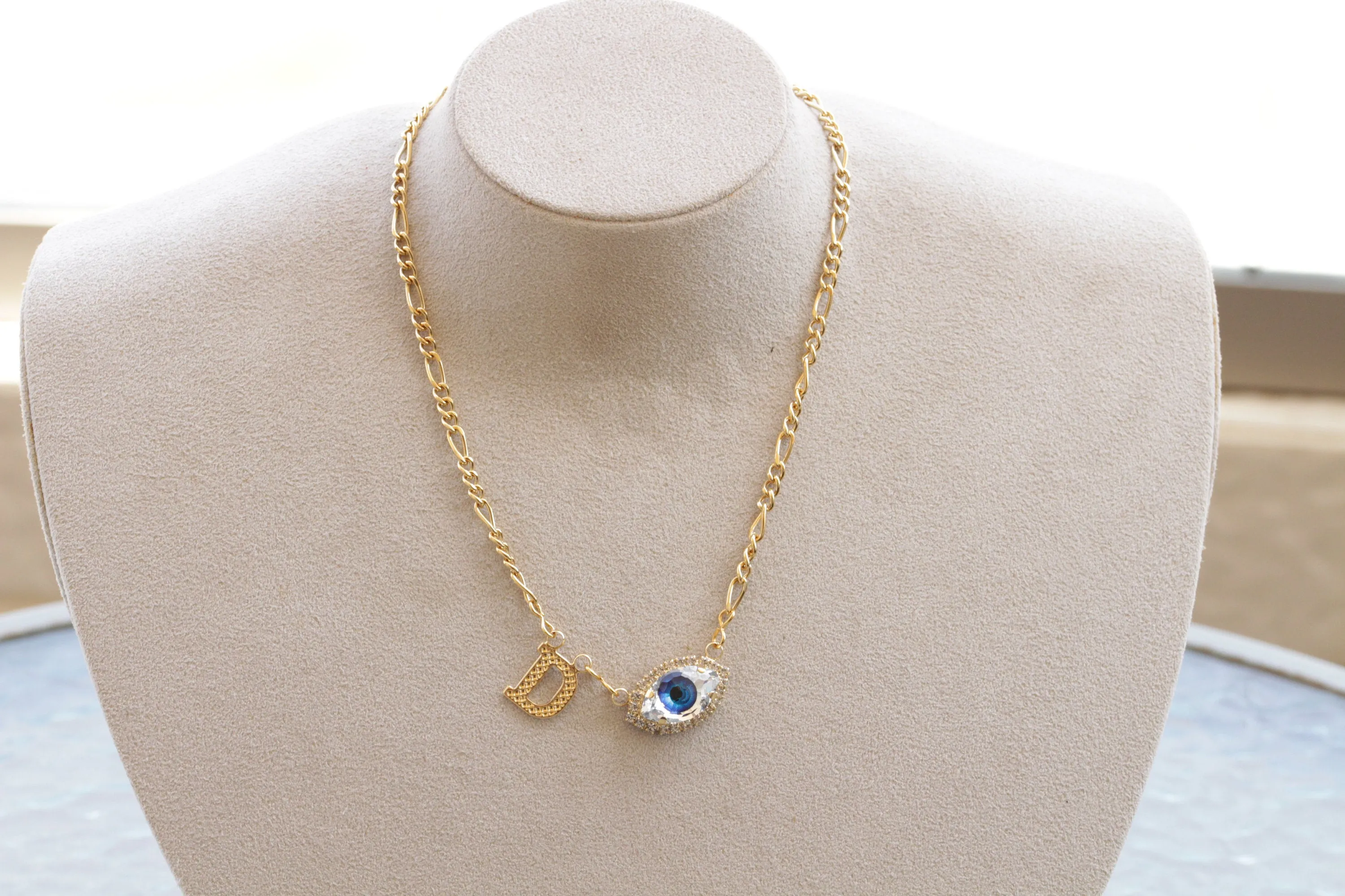 Personalized Eye Necklace
