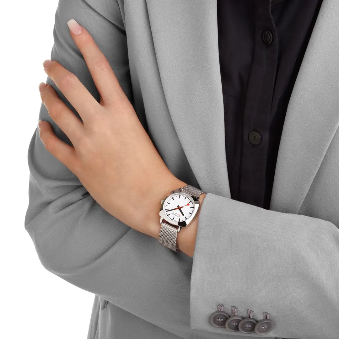 Petite Cushion, Stainless steel, 31 mm