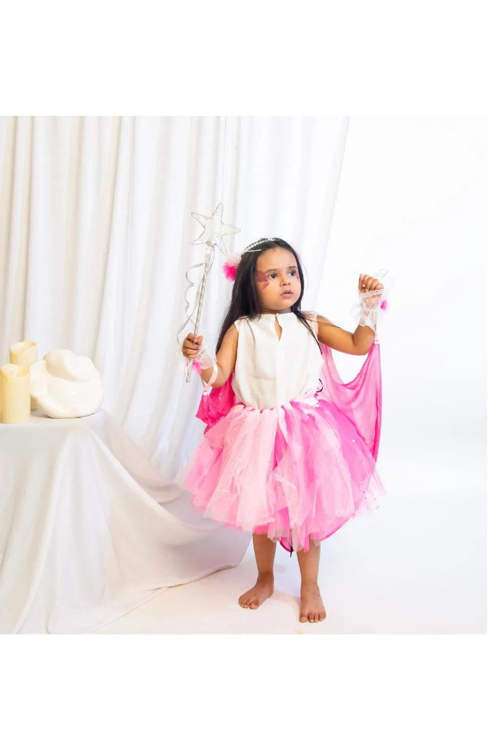 Pink Halloween Fairy Theme Set Of 4