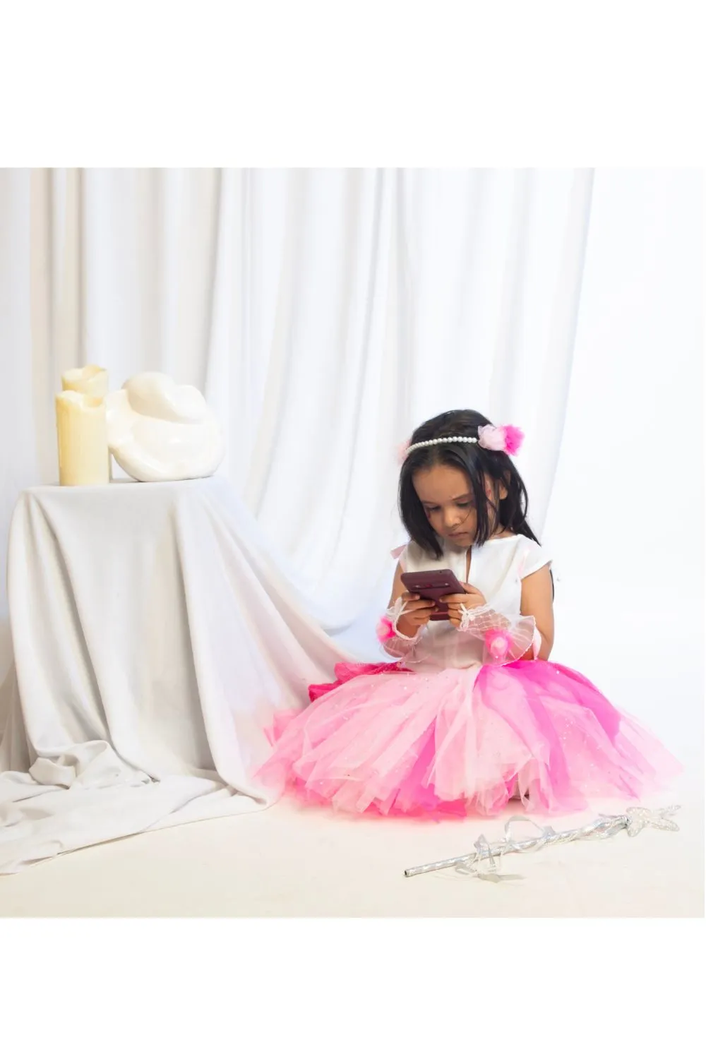 Pink Halloween Fairy Theme Set Of 4