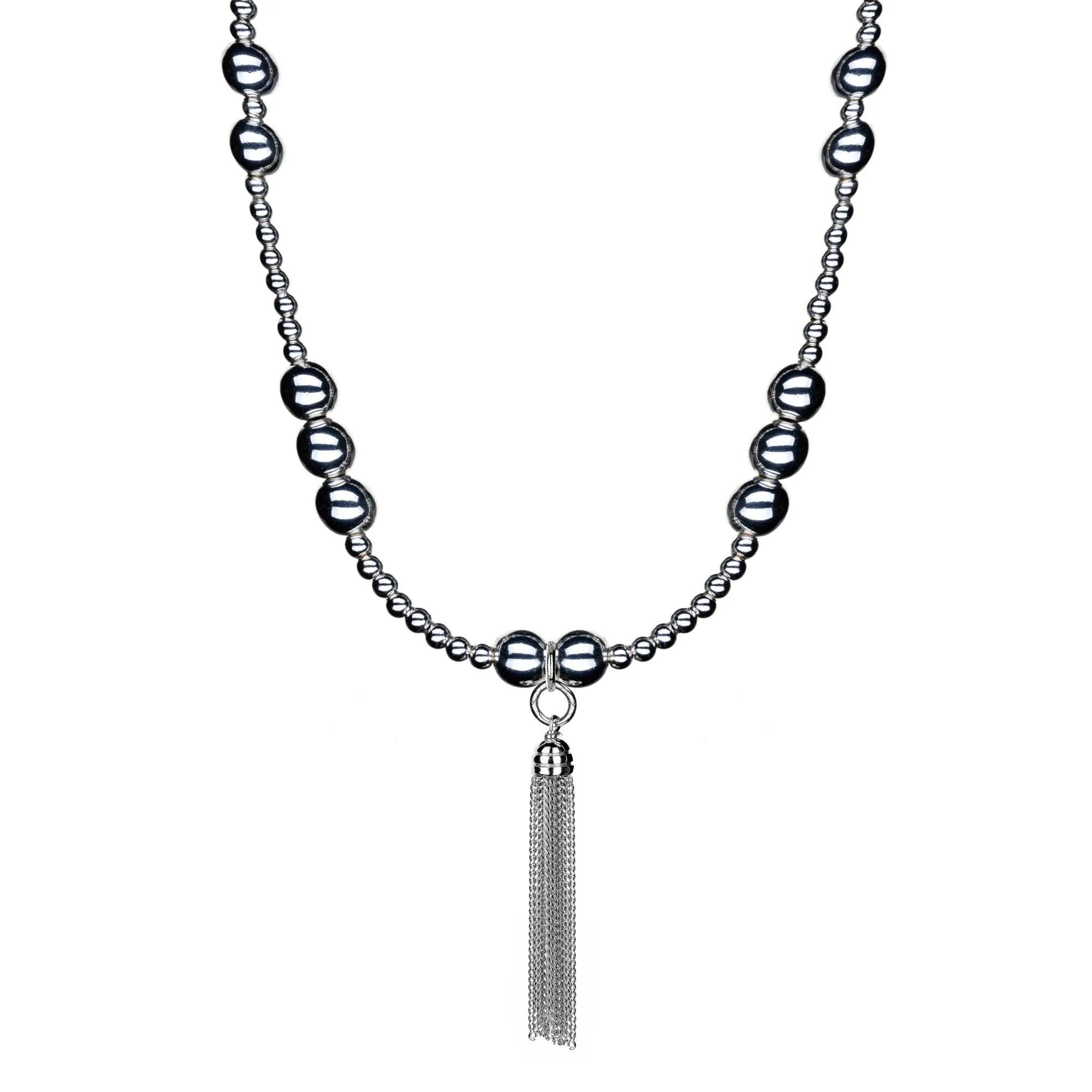 Positive Energy Sterling Silver Stacking Necklace