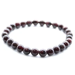 Power Bracelet - Blood Garnet | Elegant Gemstone Bracelet for Style & Energy