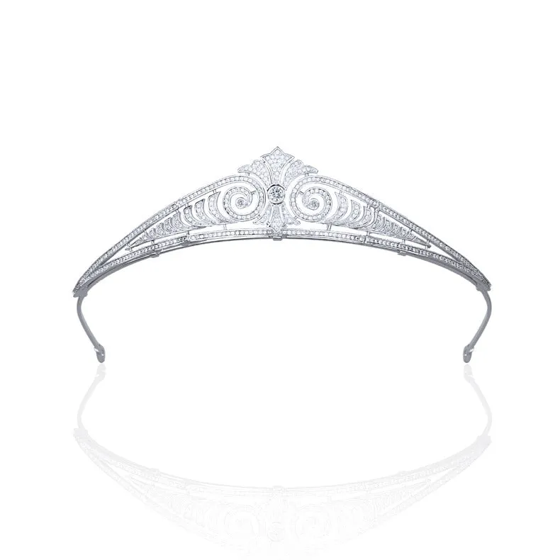 Pretty Wedding Tiara,Crystal Bride Tiaras for Bride,Prom,Party Head Accessories,Hair Accessories for Women