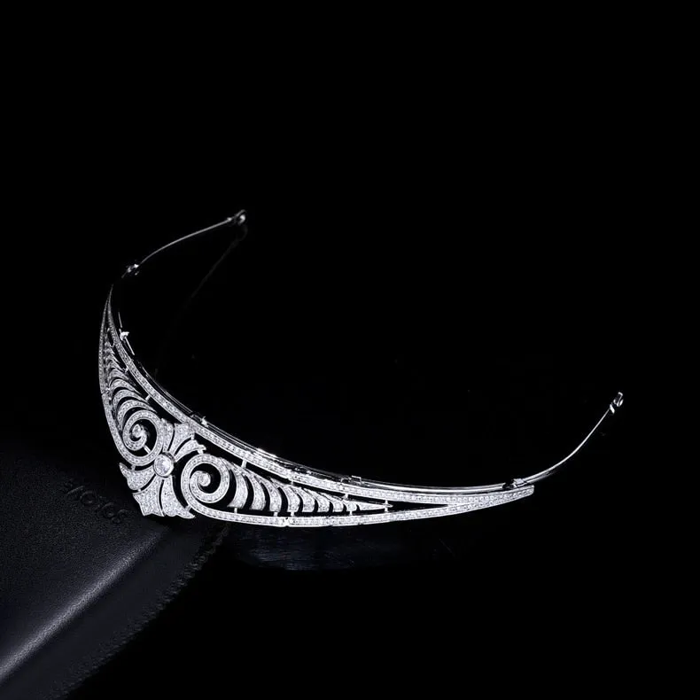 Pretty Wedding Tiara,Crystal Bride Tiaras for Bride,Prom,Party Head Accessories,Hair Accessories for Women