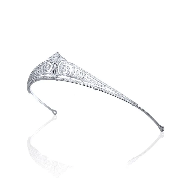 Pretty Wedding Tiara,Crystal Bride Tiaras for Bride,Prom,Party Head Accessories,Hair Accessories for Women