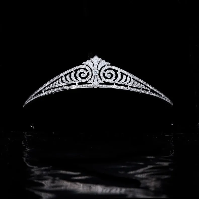 Pretty Wedding Tiara,Crystal Bride Tiaras for Bride,Prom,Party Head Accessories,Hair Accessories for Women