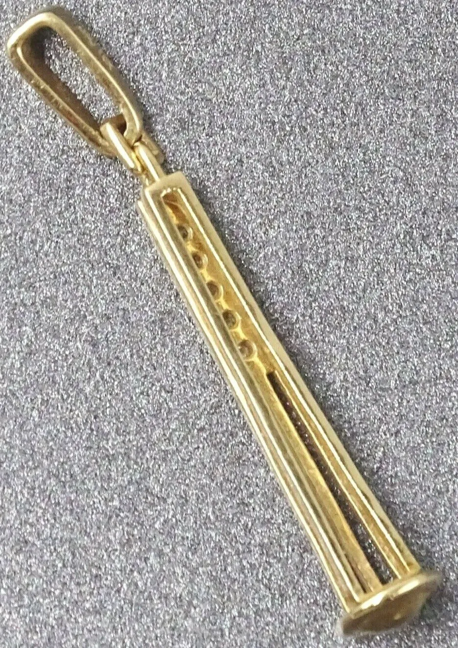 "Radiant Love: Exquisite 10ct Yellow Gold Diamond Pendant"