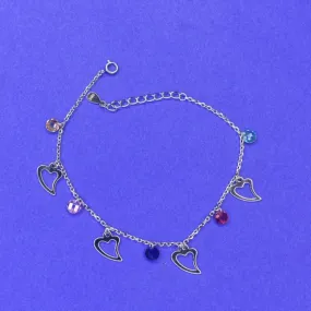 "Shine Bright: Sparkling 92.5 Sterling Silver Bracelets for Girls"