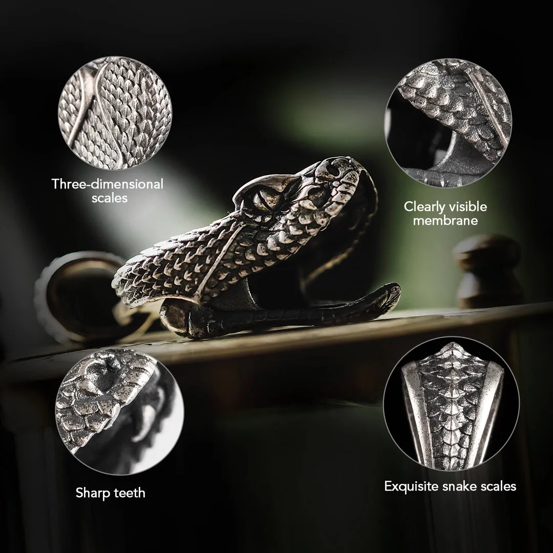 Rattlesnake Clip Pendant