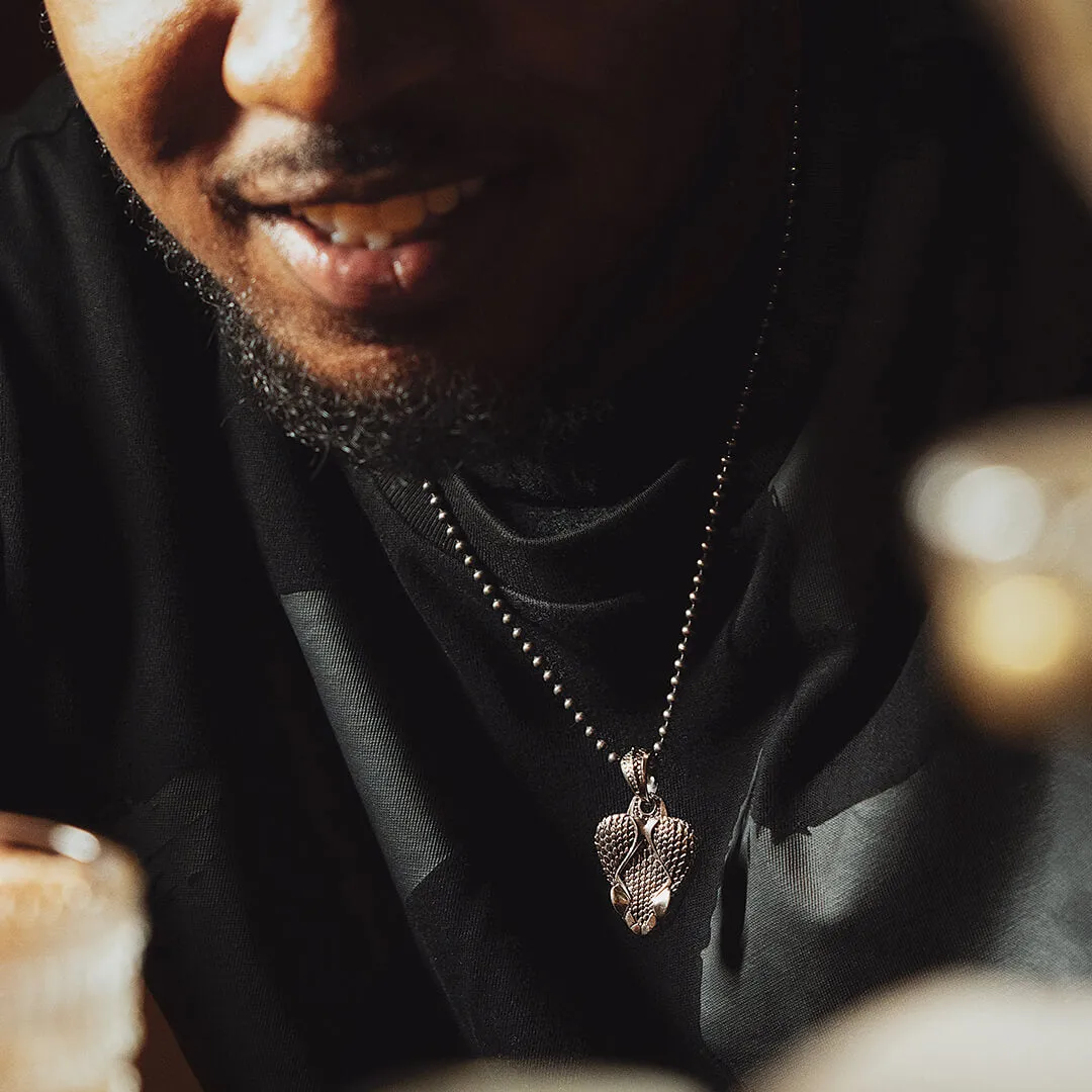 Rattlesnake Clip Pendant