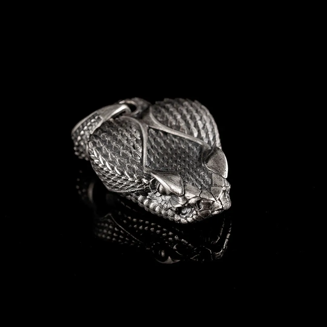 Rattlesnake Clip Pendant