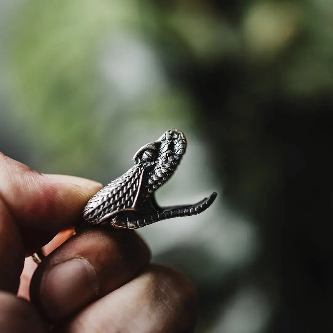 Rattlesnake Clip Pendant