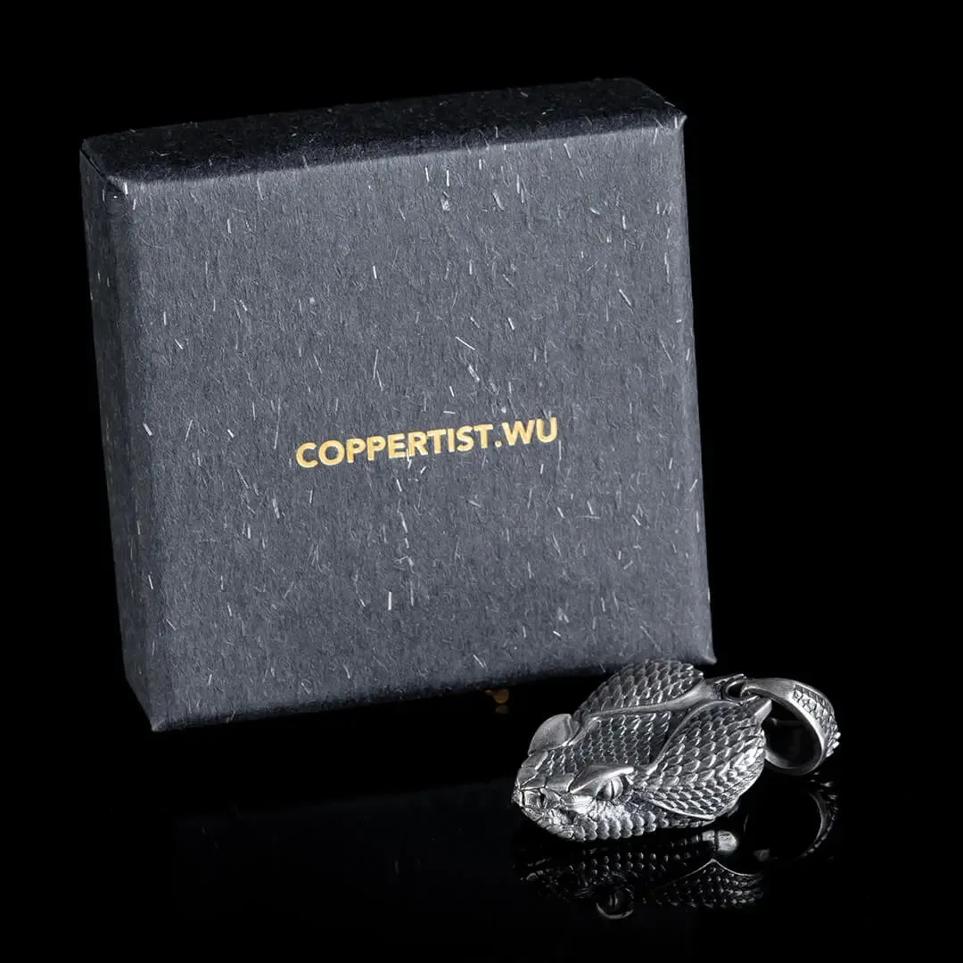 Rattlesnake Clip Pendant
