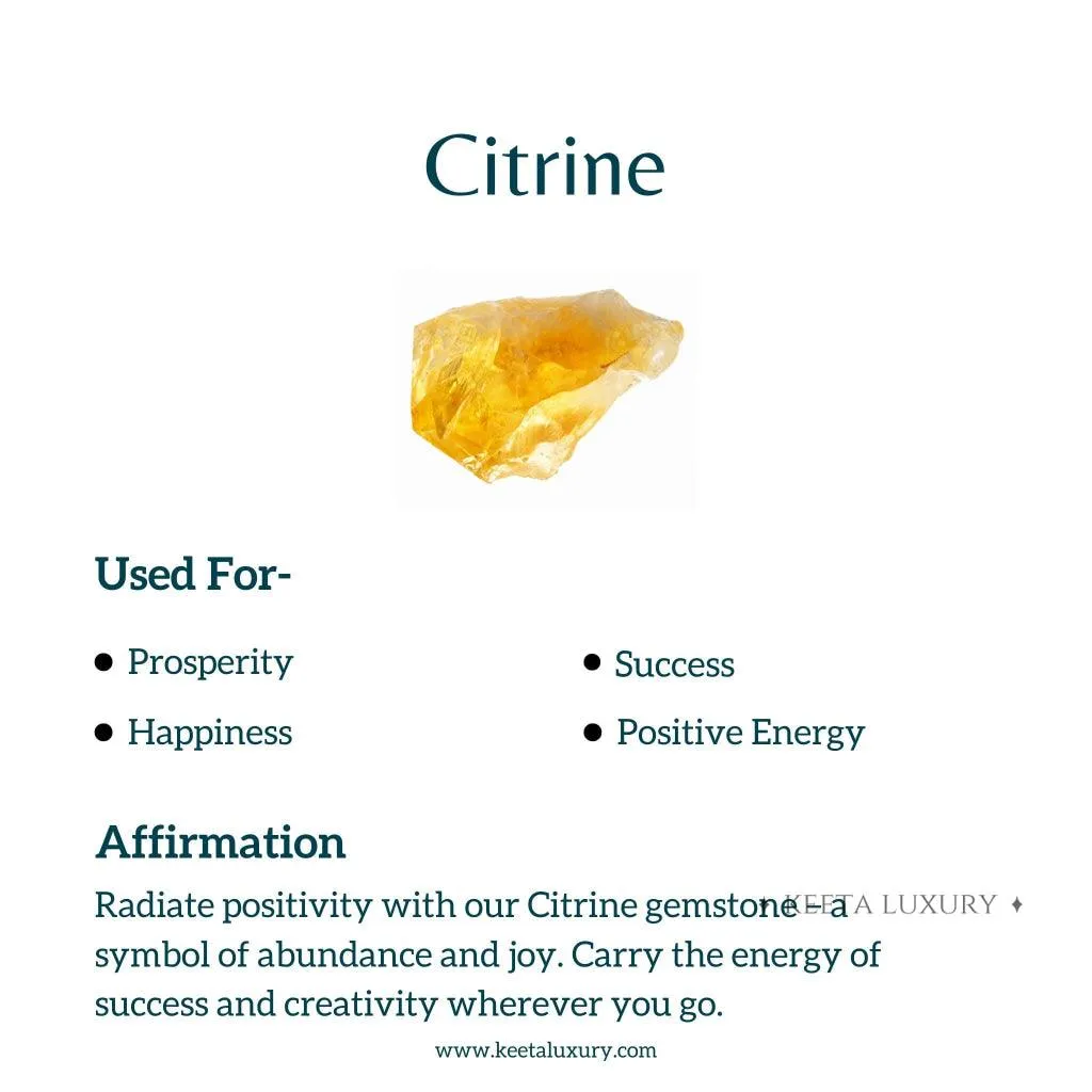 Rawnetic - Citrine necklace