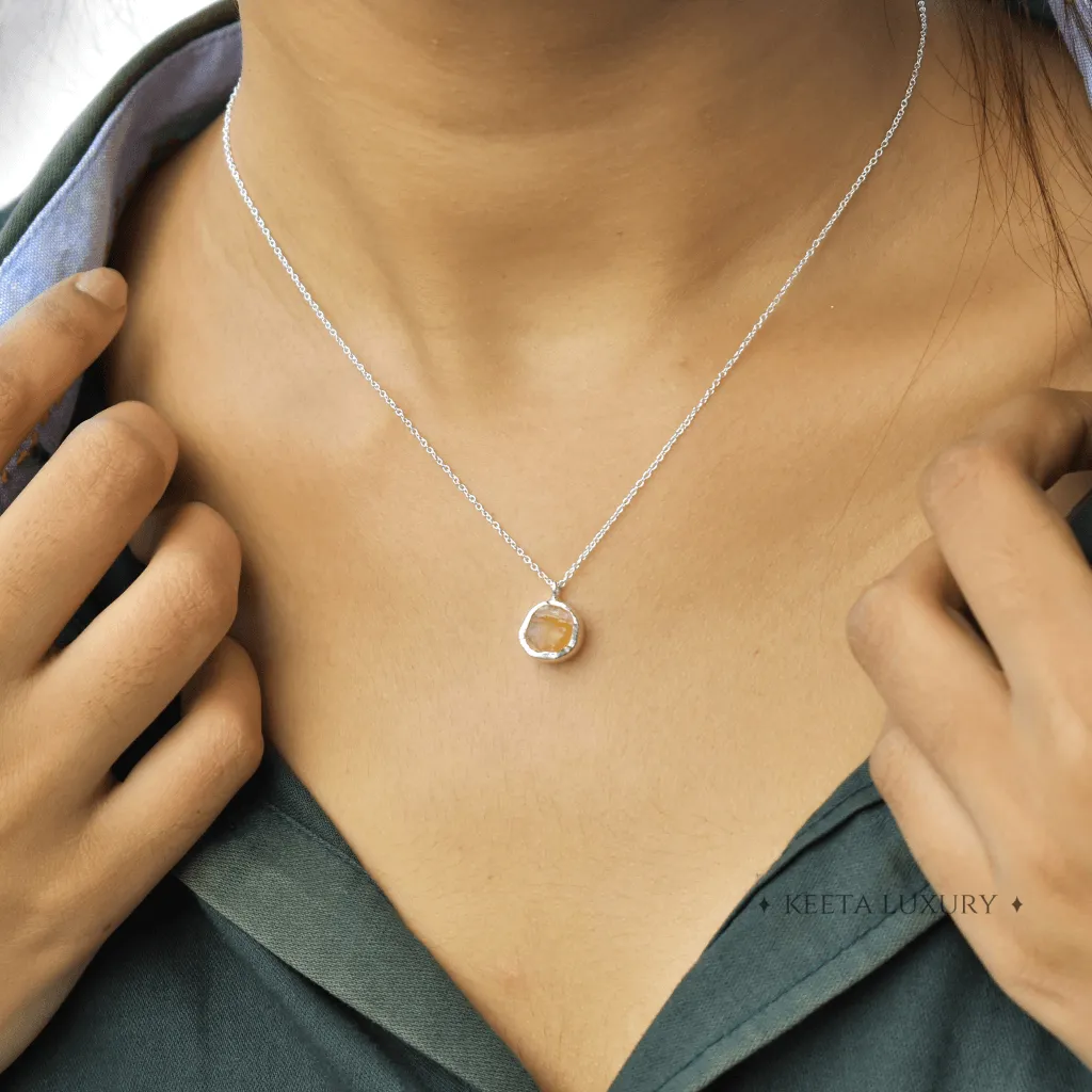 Rawnetic - Citrine necklace