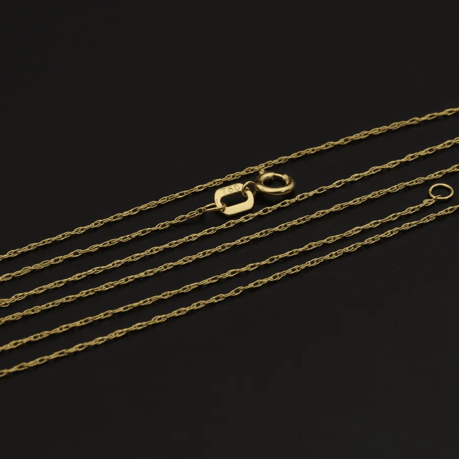 Real Gold Fish Necklace 002