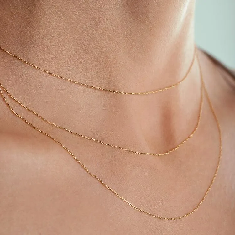 Real Gold Fish Necklace 002
