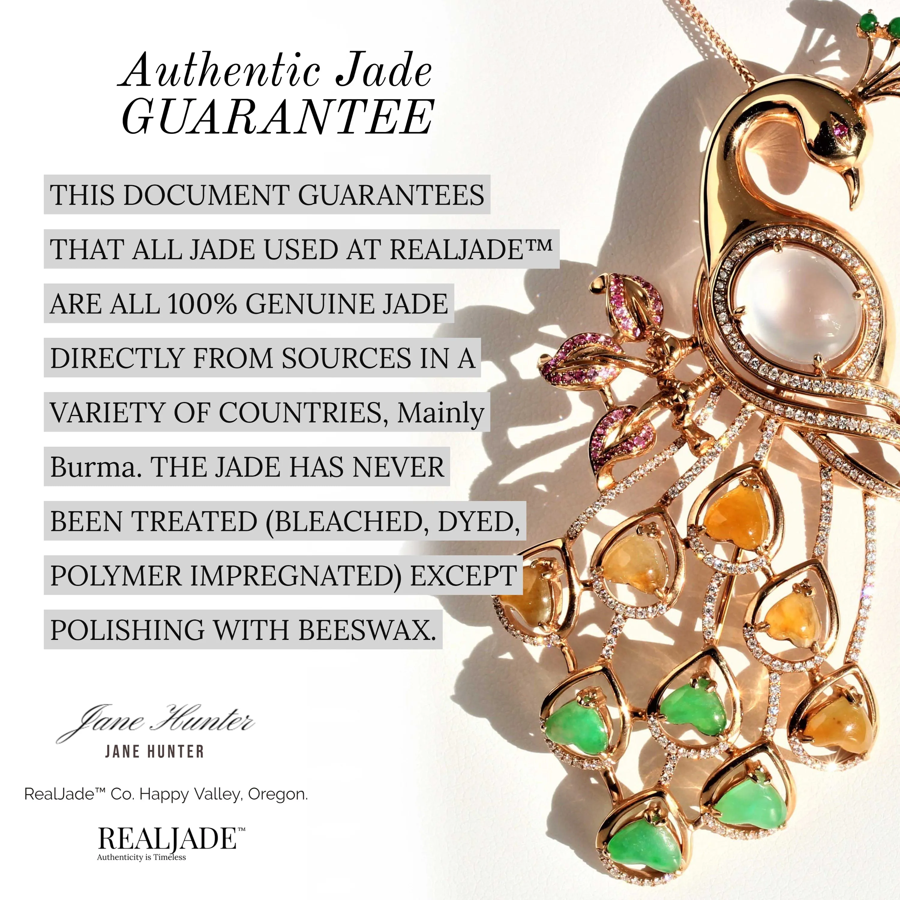 RealJade® "Lucky Cat" Genuine High-quality Jade Jadeite Colorful Bracelet Bangle with 24k Yellow Gold Cat Charm #413