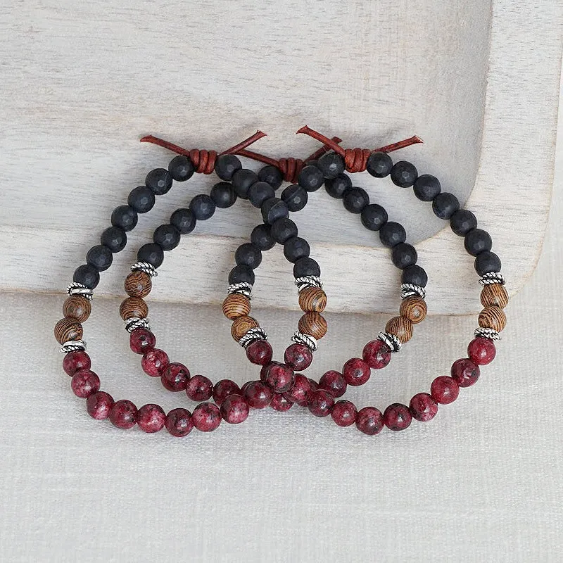 Remember Everyone Deployed (RED) Mini Bracelet  | Military Deployment Bracelet