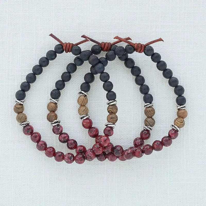 Remember Everyone Deployed (RED) Mini Bracelet  | Military Deployment Bracelet