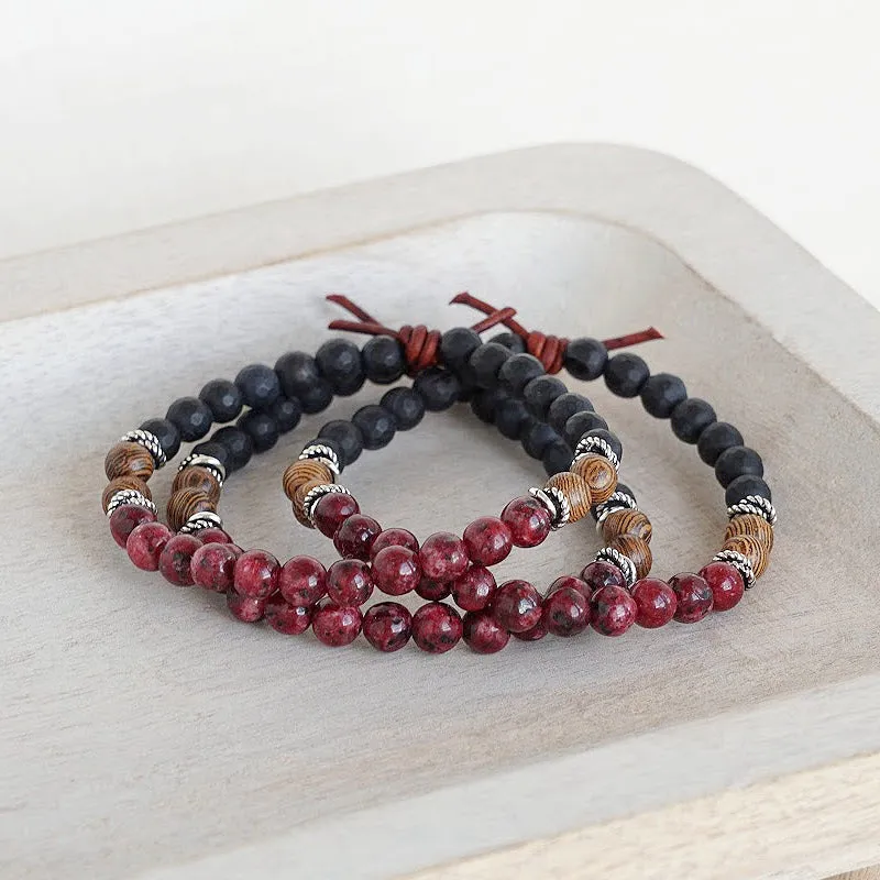 Remember Everyone Deployed (RED) Mini Bracelet  | Military Deployment Bracelet