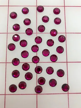 Rhinestones - 30ss Flat Back Swarovski Ruby 36-Pack