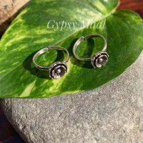 Rose Petals Toe Ring (single)