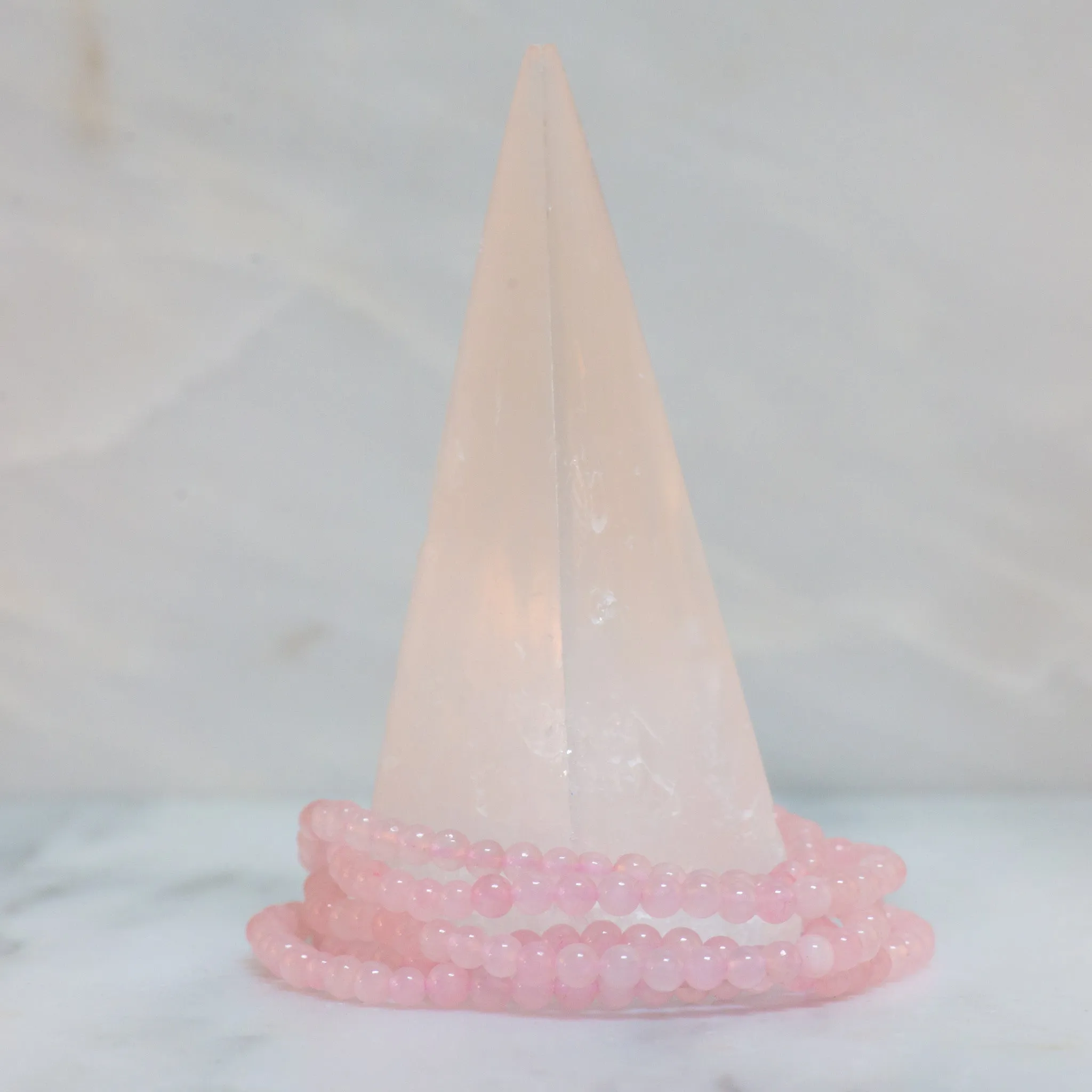 Rose Quartz Dainty Bracelet
