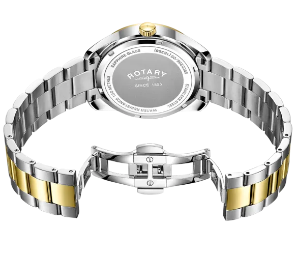 ROT Watch Henley Two Tone Gold PVD Mens