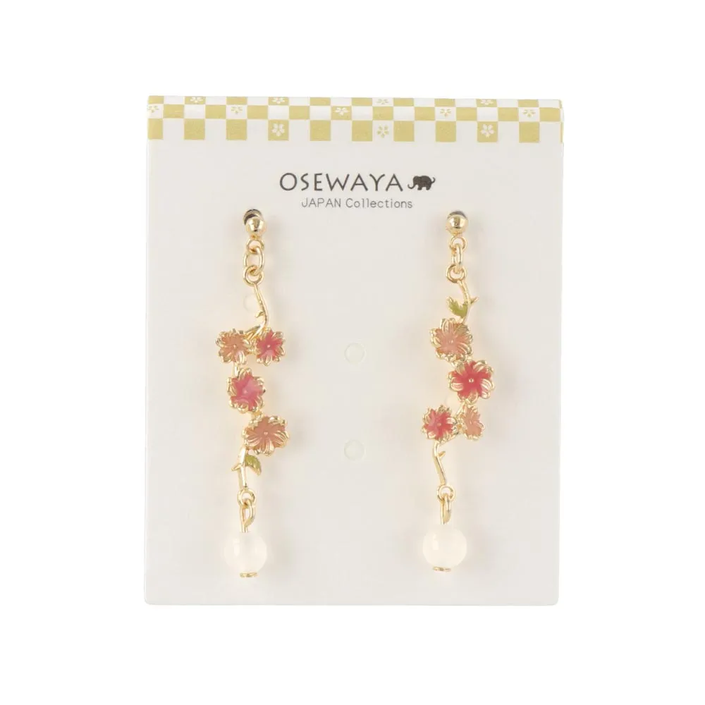 Sakura Linear Earrings