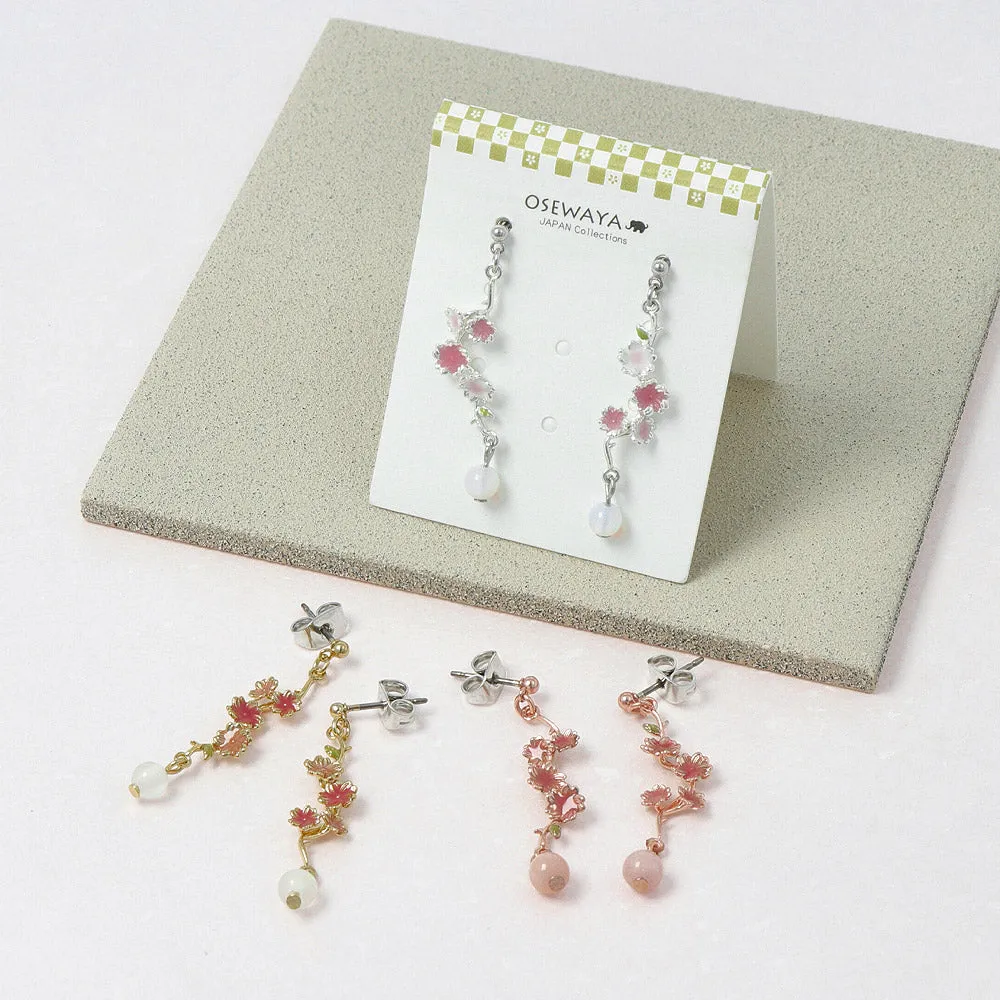 Sakura Linear Earrings